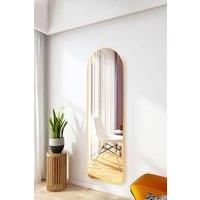 40cm W x 120cm H Gold Arch Wall-Mounted Full Length Mirror