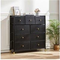 9-Drawer Storage Organizer Plastic Cabinet