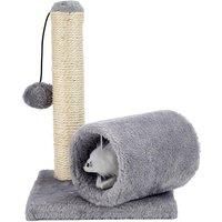 Cat Scratching Post with Toys and Tunnel
