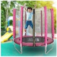 5FT Children and Adults Outdoor Trampoline with Safety Fence for Leisure Trampoline