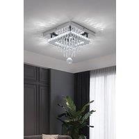 Modern Crystal Ceiling Light with Droplets