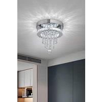 Modern Crystal Ceiling Light with Droplets