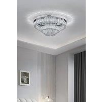 Double Tier Round Crystal Celling Light