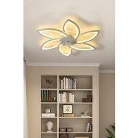 66W Modern Flower Shape Ceiling Fan with Light