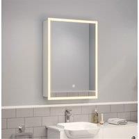 Rectangular Wall Mount Mirror Cabinet with LED Lighting