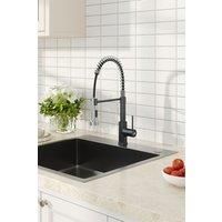 Commercial Swivel Single Handle Pulldown Kitchen Faucet