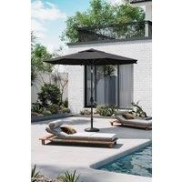 3M Classical Rotating Garden Parasol Patio Umbrella with Resin Base