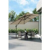 Square Rotating Outdoor Cantilever Parasol with Square Base
