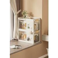 Large Storage Boxes with Lid 2 Tier Plastic Foldable Collapsible Storage Box Large Capacity Stackable Storage Bins with Wheels