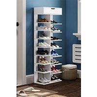9-Tier Open shelves Space Saving Shoe Rack
