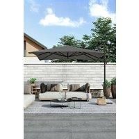 Rotating Square Outdoor Patio Cantilever Parasol