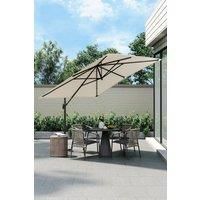 3m x 3m Large Rotating Cantilever Garden Parasol