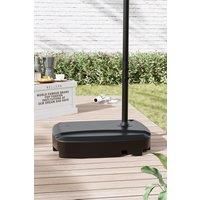 Rectangle Water and Sand Filled Plastic Parasol Base£Pole is not included£