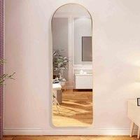 Livingandhome Arch Full Length Wall Mirror - Gold