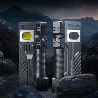 Warsun 12000Lm Powerful LED Flashlight Rechargeable 10000 mAh Torch Light Tactical Lantern Long Shot