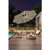 Outdoor Large Patio Umbrella Solar Powered LED Parasol