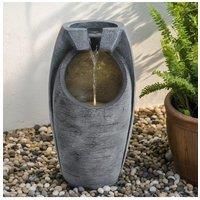 Water Fountain Solar-Powered Garden Rockery Decor