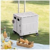 Storage Box Collapsible Rolling Utility Cable-stayed Crate