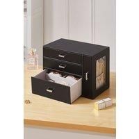 3-tier Large Display Case Jewellery Box Orgainzer with 4 Drawers