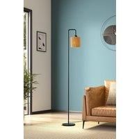 Modern Floor Lamp with 15cm High Cylindrical Shade