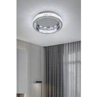 Modern Round Crystal Ceiling Light
