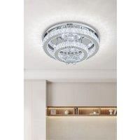 Double Tier Round Crystal with Balls Celling Light