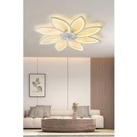 Remote Control Modern Flower Shape Ceiling Fan with Light