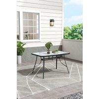 Garden Rectangular Tempered Glass Coffee Dining Table