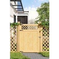 180cm H Garden Entrance Wood Lattice Fence Gate