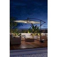 Cantilever Garden Parasol with 32 LED Light£Base not included£