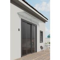 Outdoor Frosted Awning Canopy Rain Cover for Window & Door