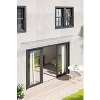 Front Door Window Frosted Awning Canopy Rain Cover