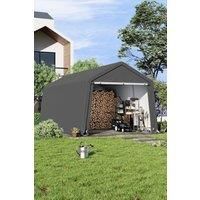 10x20FT Garden Galvanized Tube Storage Shed Waterproof Garage Tent