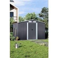 Large Steel Outdoor Storage Shed Garden Tool Shed