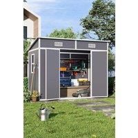 Plastic Outdoor Garden Storage Shed with Dual Doors