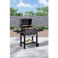 Carbon Steel Charcoal BBQ Grill Outdoor Mobile Stove Cooker