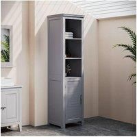 Freestanding Bathroom Tall Cabinet with Blind Door