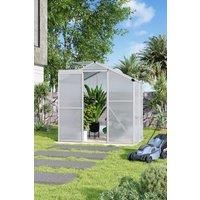 4x6 ft Aluminium Hobby Greenhouse with Window