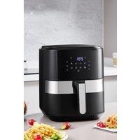 8L Touch Control Air Fryer 1500W with Smart Display, Adjustable Temp, Timer Function