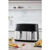 10L Touch Screen Dual Basket Air Fryer with Sync Function & Free-Selection Mode in Each Drawer