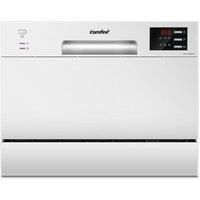 6.5L Freestanding Compact Dishwasher 6 Place Setting with Delayed Start Function & LED Display