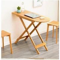 Foldable Small Wooden End Table