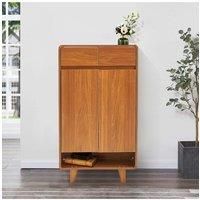 Shoe Cabinet with Drawer and Open Shelf