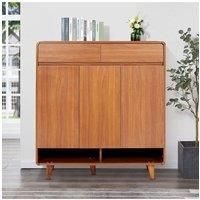 5-Tier Hallway Shoe Cabinet with Drawer