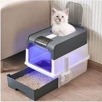 35cm x 48cm x 36cm Fully Enclosed Cat Litter Box with UV Sterilization