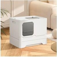 Drawer Style Odor And Splash Proof Fully Enclosed Folding Cat Litter Box