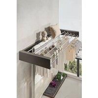Space-Saving Wall Mounted Towel Drying Rack