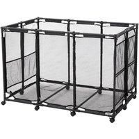 Pool Storage Mesh Bin with Wheels