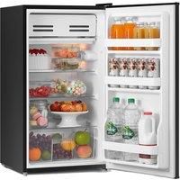 93L Muti-layer Fridge with 3 Removable Glass Shelf, Cooler Box, Reversible Door Hinge
