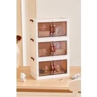 Double-door Desk Organizer Storage Box